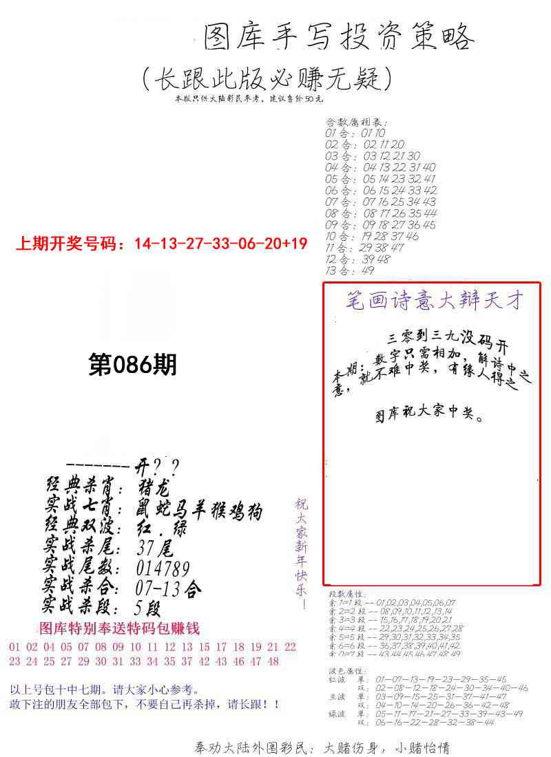 086期手写投资策略[图]